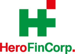 Hero FinCorp logo – lending partner of BorrowRight